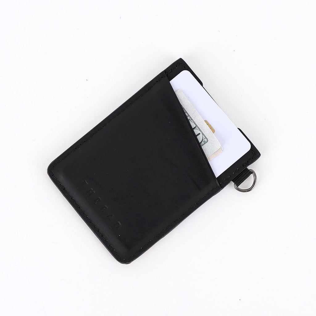 Alabama Crimson Stripe - Vertical Leather Wallet