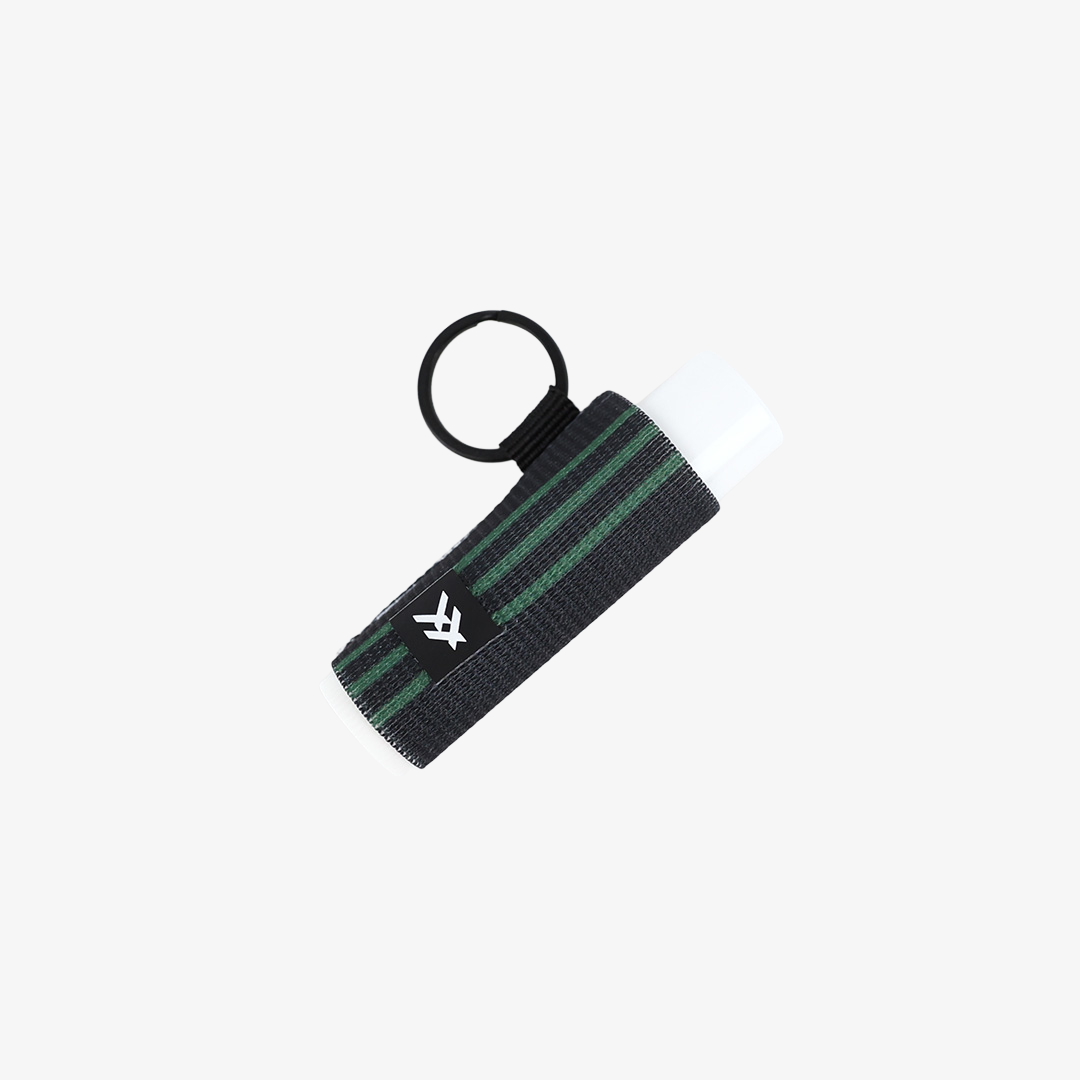 UVU Black - Chapstick Holder Keychain