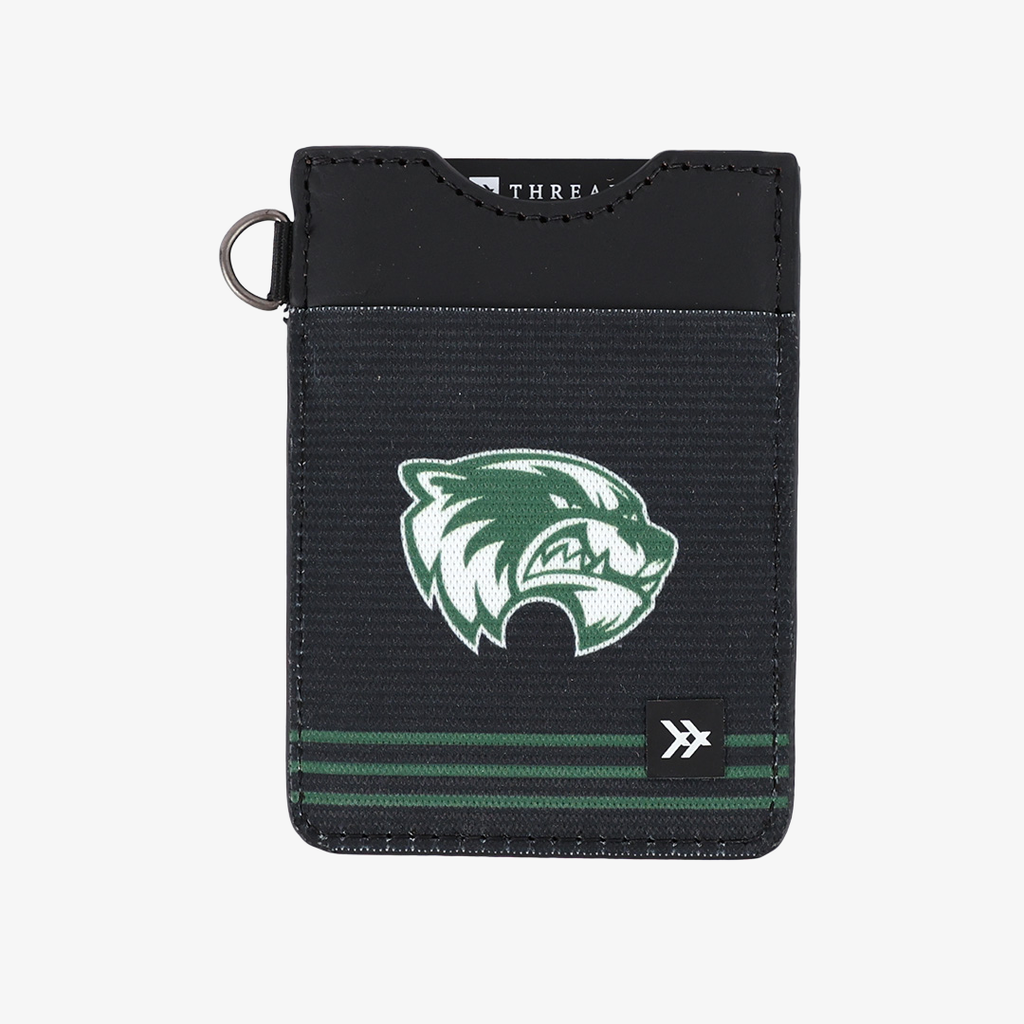 UVU Black - Vertical Leather Wallet