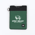 UVU Green - Vertical Leather Wallet