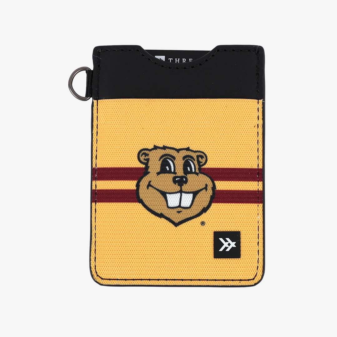 Minnesota Gold Gopher - Vertical Leather Wallet