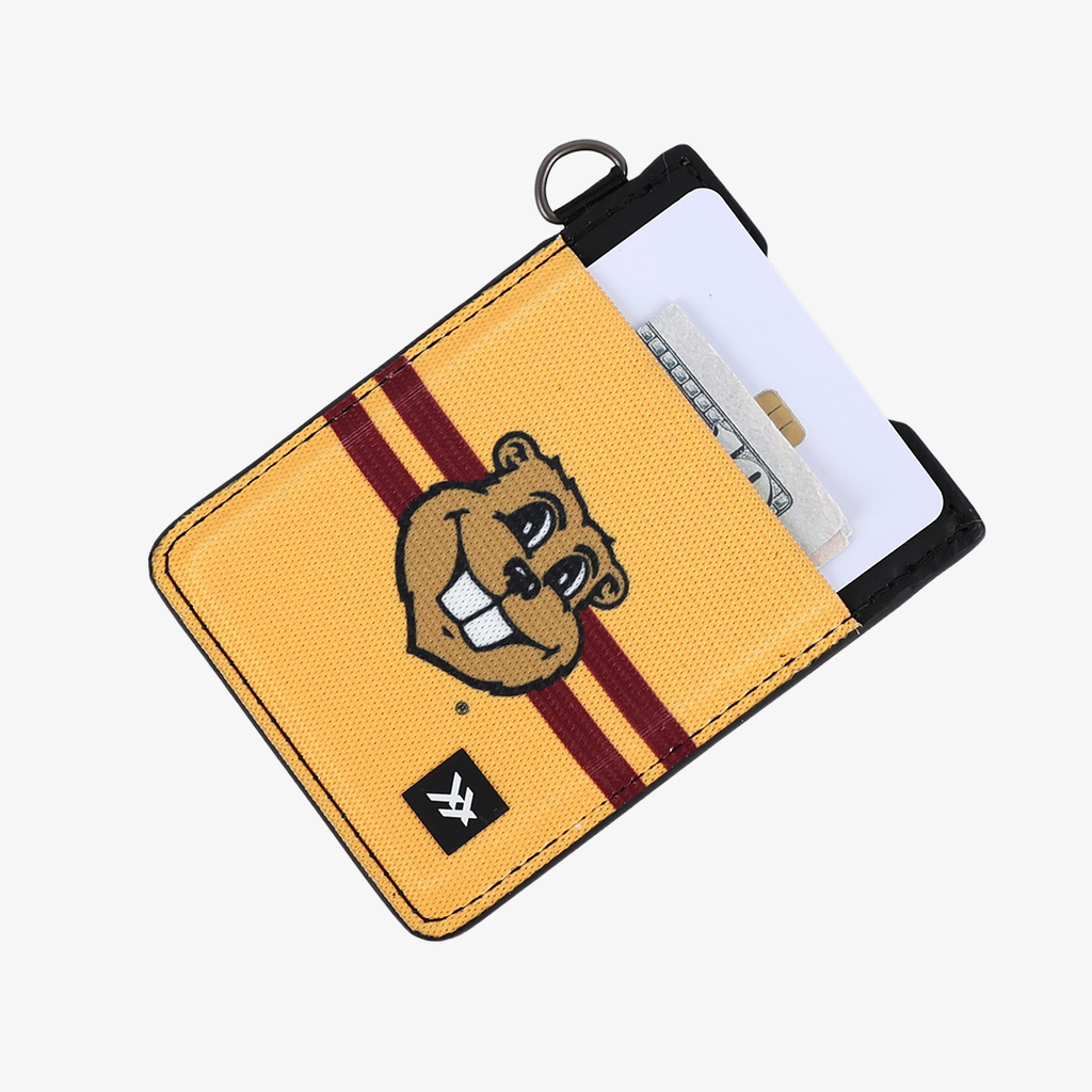 Minnesota Gold Gopher - Vertical Leather Wallet