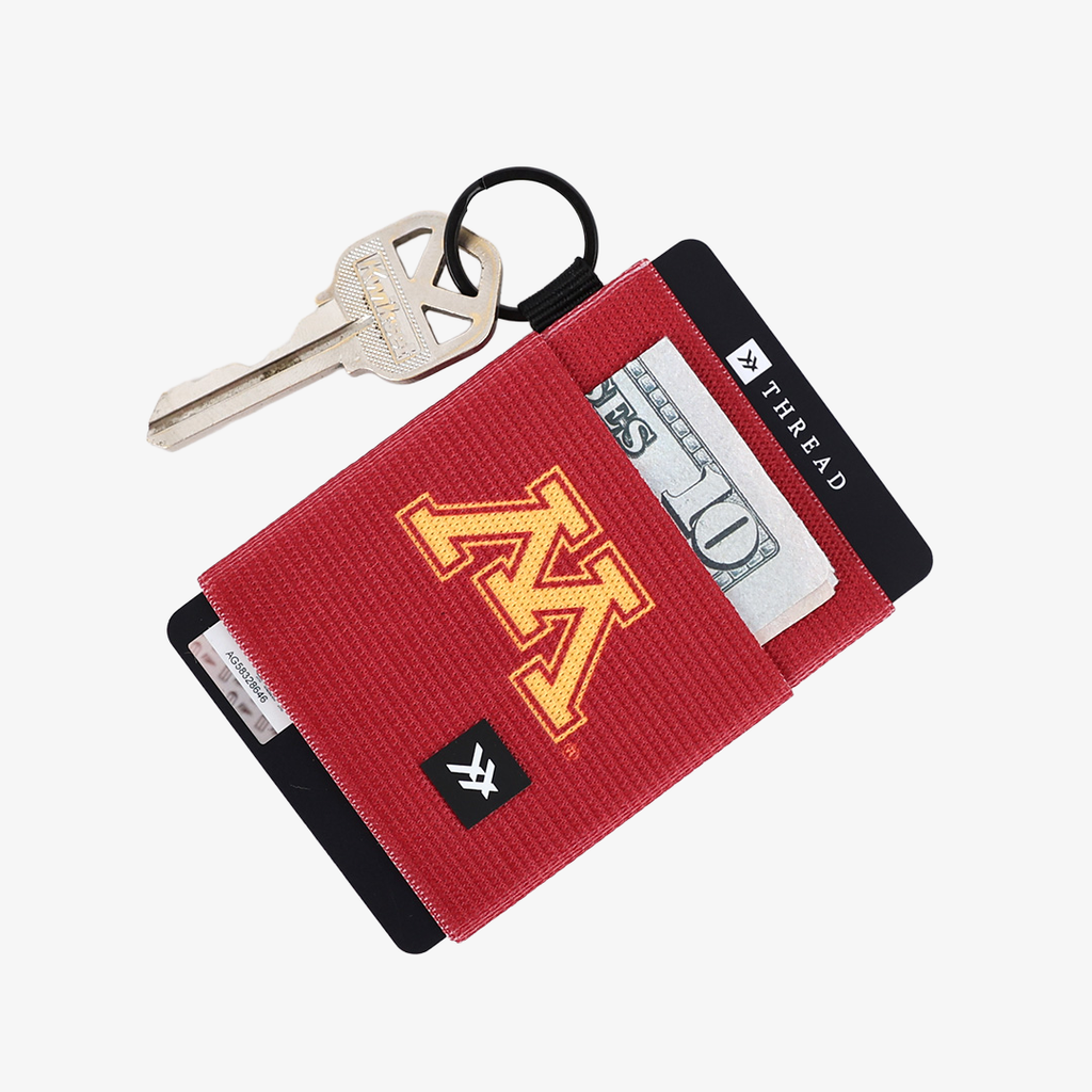Minnesota Solid Maroon - Elastic Wallet