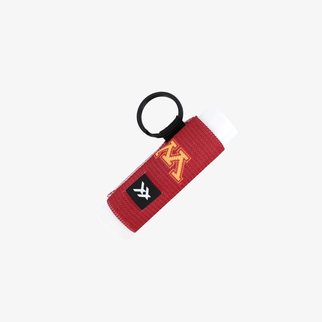 Minnesota Solid Maroon - Chapstick Holder Keychain