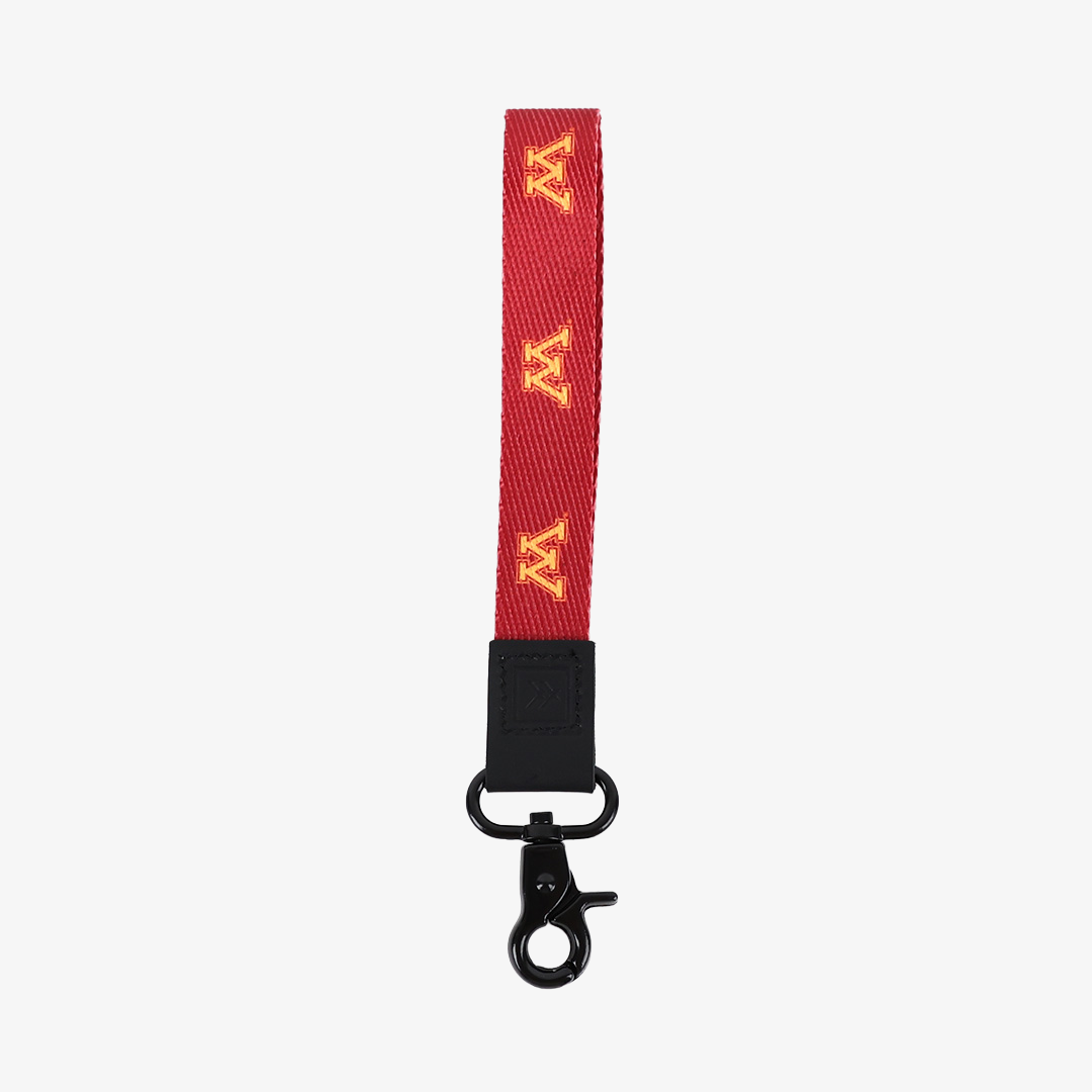 Minnesota Solid Maroon - Wristlet Keychain