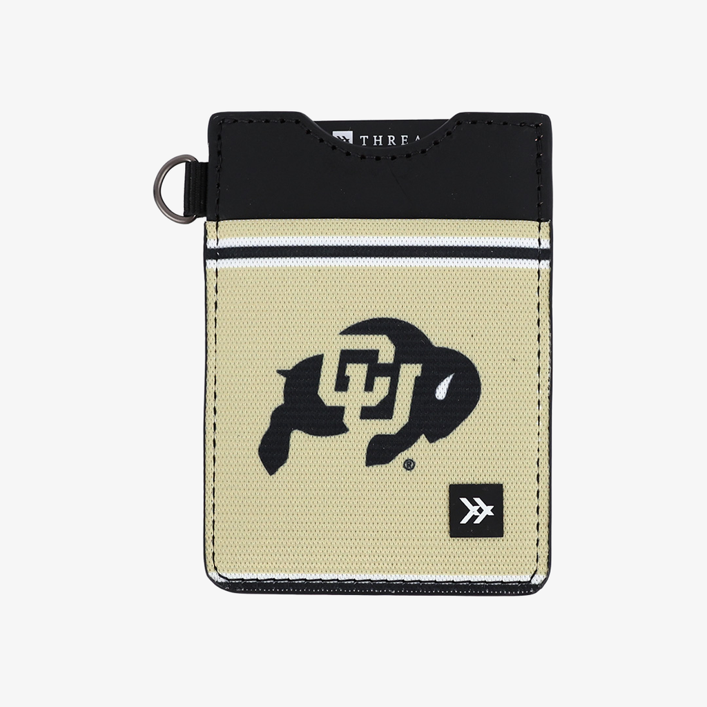 Colorado Boulder Buffalo - Vertical Leather Wallet