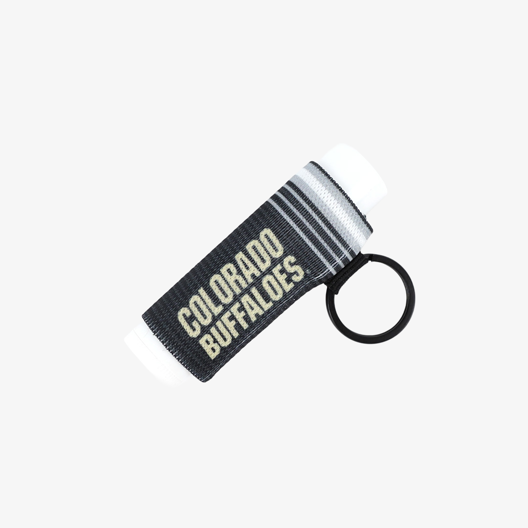 Colorado Boulder Stripes - Chapstick Holder Keychain
