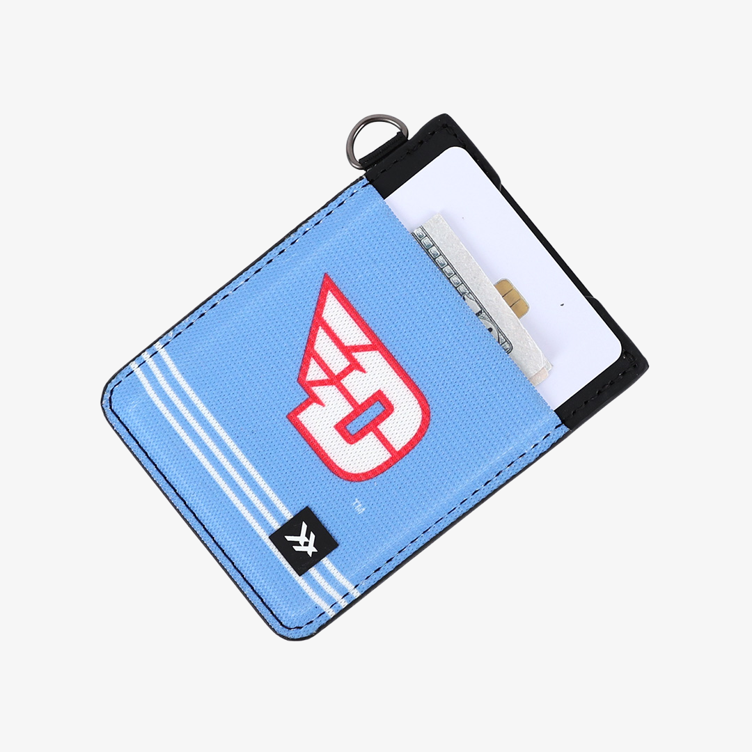 Dayton Blue - Vertical Leather Wallet