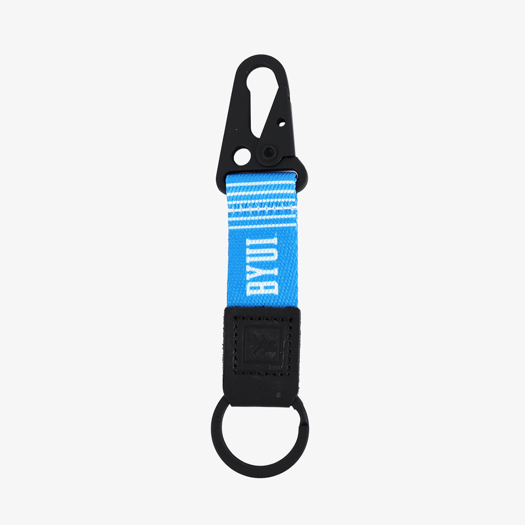 BYUI Blue Stripes - Keychain Clip