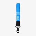 BYUI Blue Stripes - Wristlet Keychain