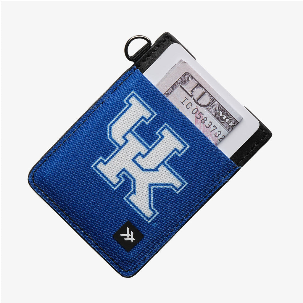 Kentucky Blue - Vertical Leather Wallet