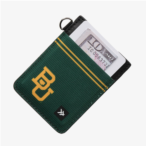 Baylor Green - Vertical Leather Wallet