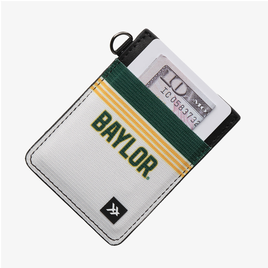 Baylor White - Vertical Leather Wallet