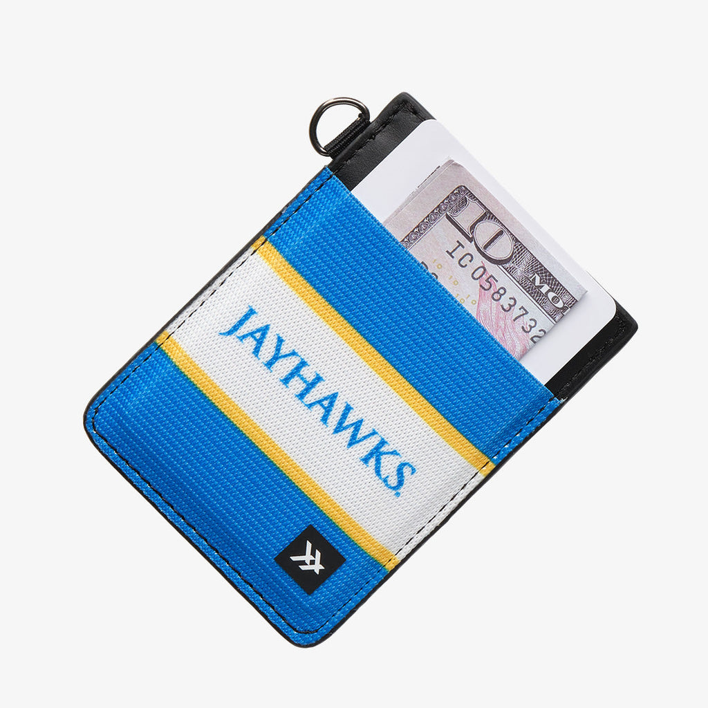Kansas Jayhawks - Vertical Leather Wallet