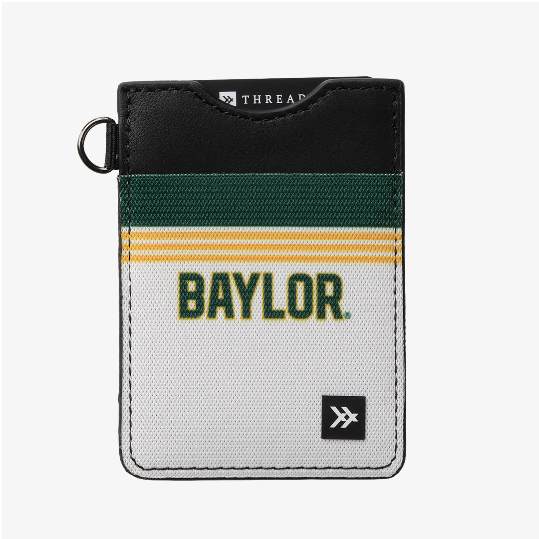 Baylor White - Vertical Leather Wallet