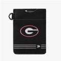 Georgia Black - Vertical Leather Wallet