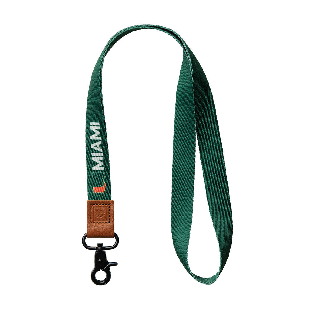 University of Miami Green - Neck Lanyard