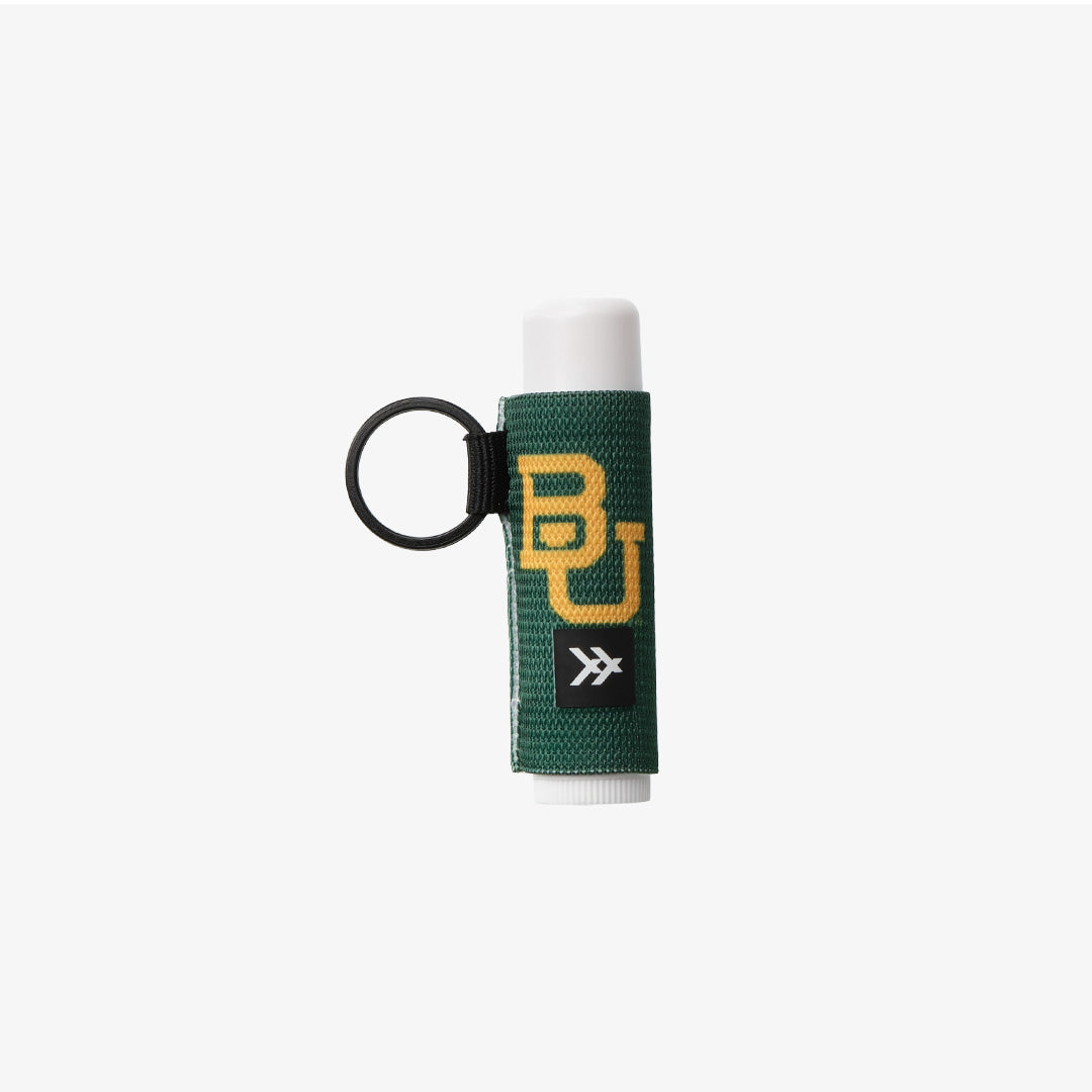 Baylor Green - Chapstick Holder Keychain