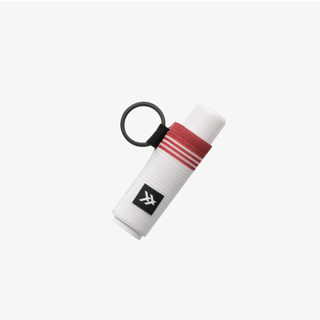 Indiana University White - Chapstick Holder Keychain