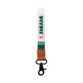 University of Miami White - Wristlet Keychain