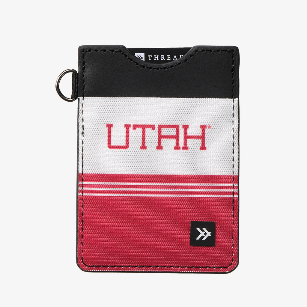 UofU Utah - Vertical Leather Wallet
