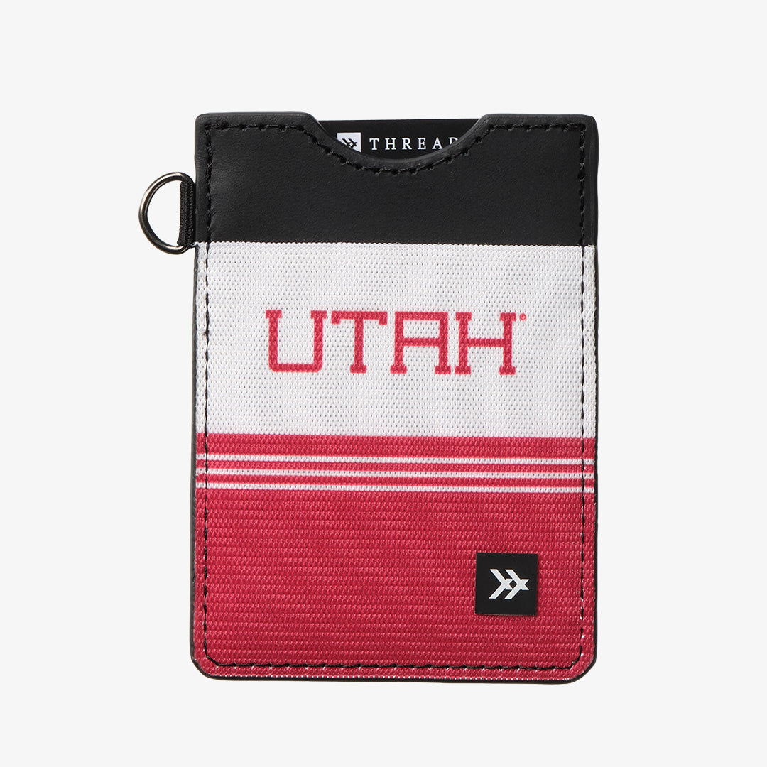UofU Utah - Vertical Leather Wallet