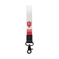 Indiana University White - Wristlet Keychain