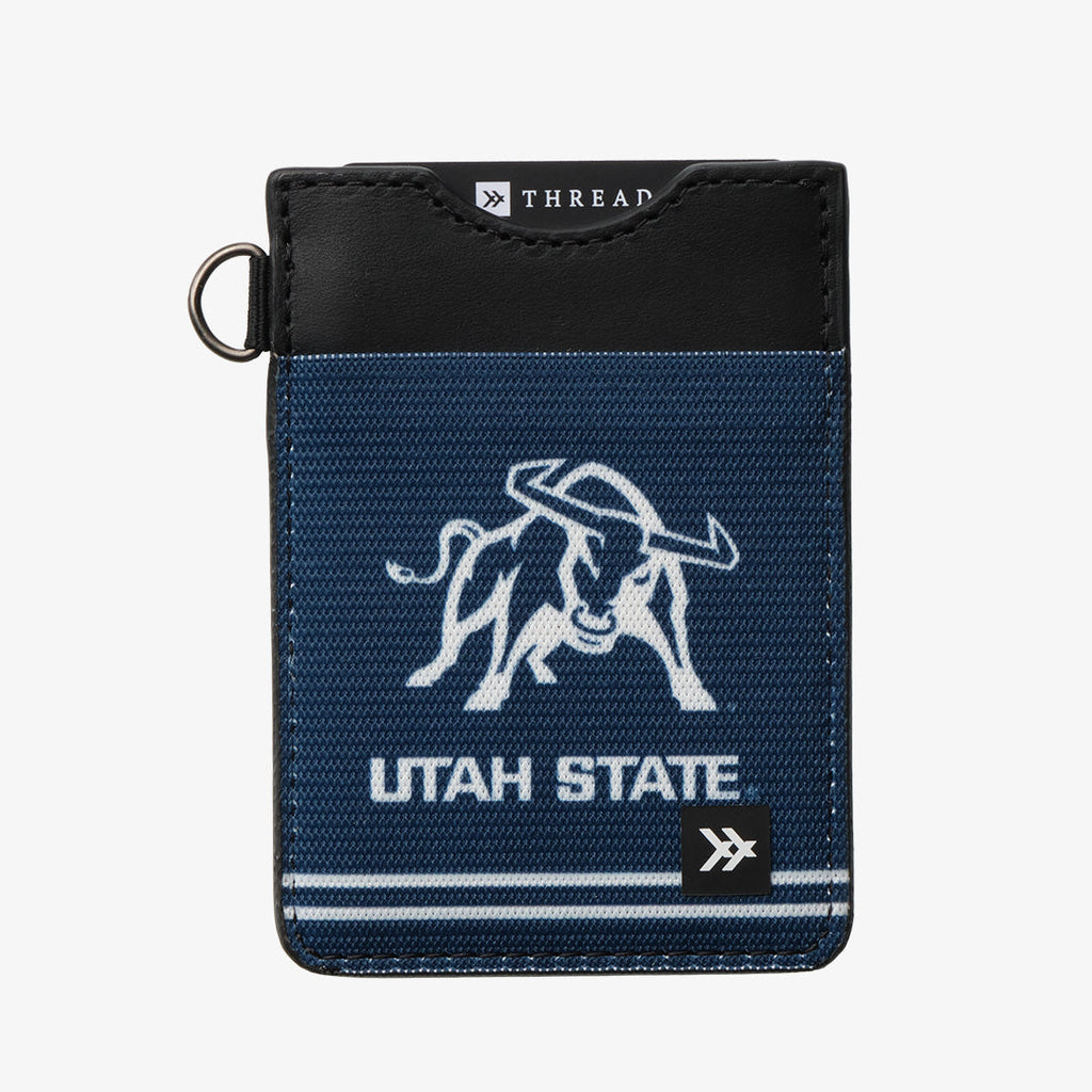 USU Bull - Vertical Leather Wallet