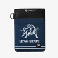 USU Bull - Vertical Leather Wallet