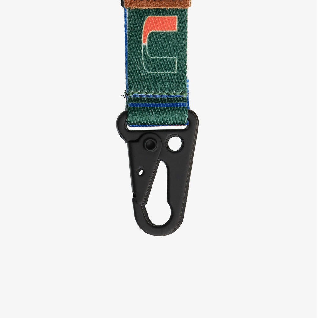 University of Miami Green - Keychain Clip
