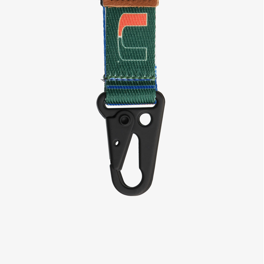 University of Miami Green - Keychain Clip