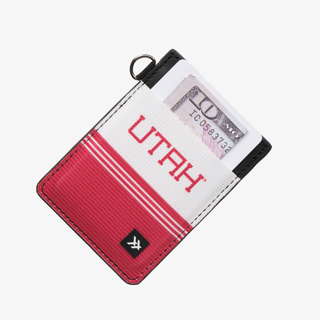 UofU Utah - Vertical Leather Wallet