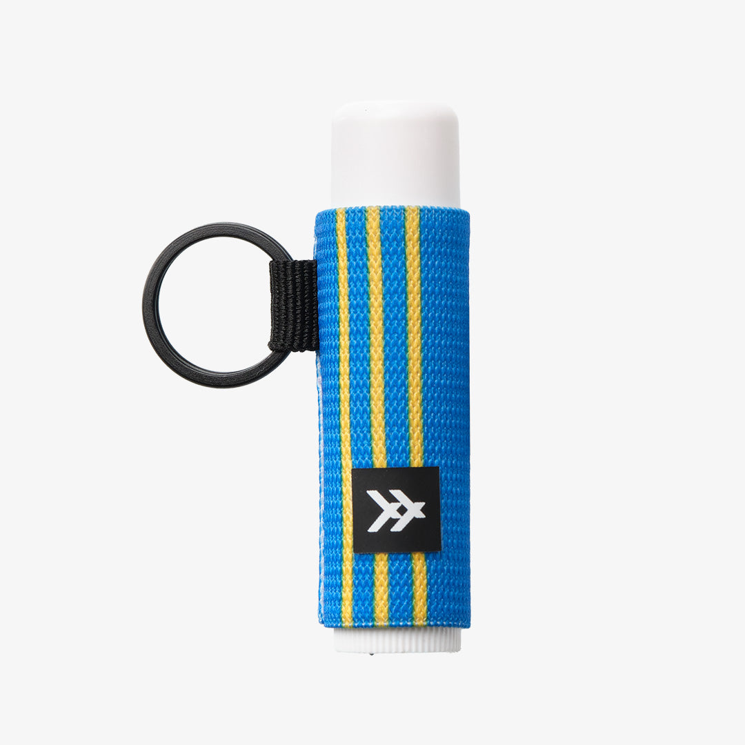 Kansas Stripe - Chapstick Holder Keychain