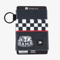 Alabama Black Checker - Elastic Wallet