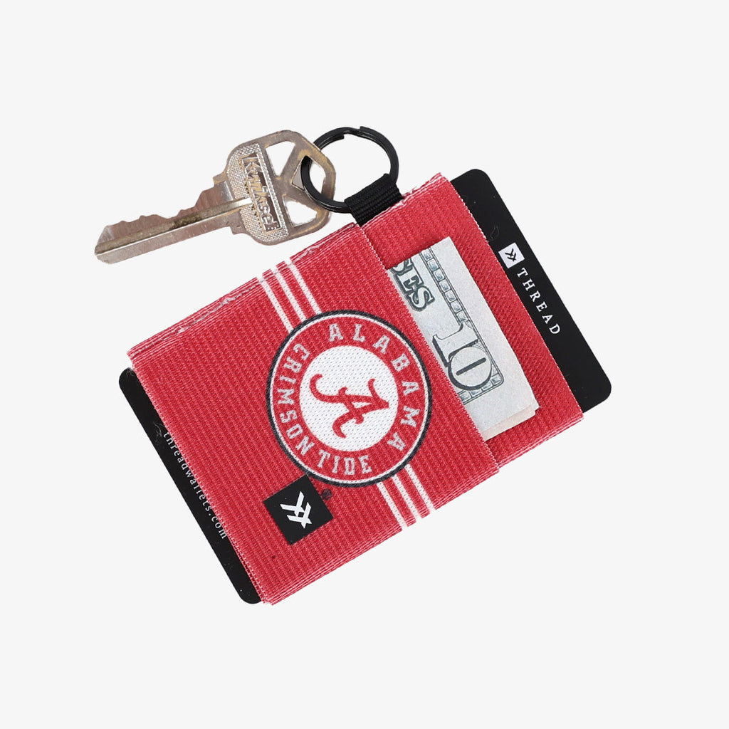 Alabama Crimson Stripe - Elastic Wallet