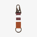 Brown Stripes - Keychain Clip