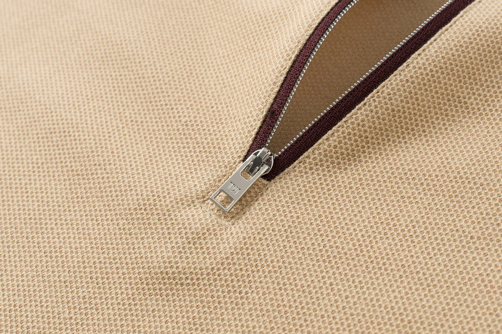 Vanguard Zip Polo Tan
