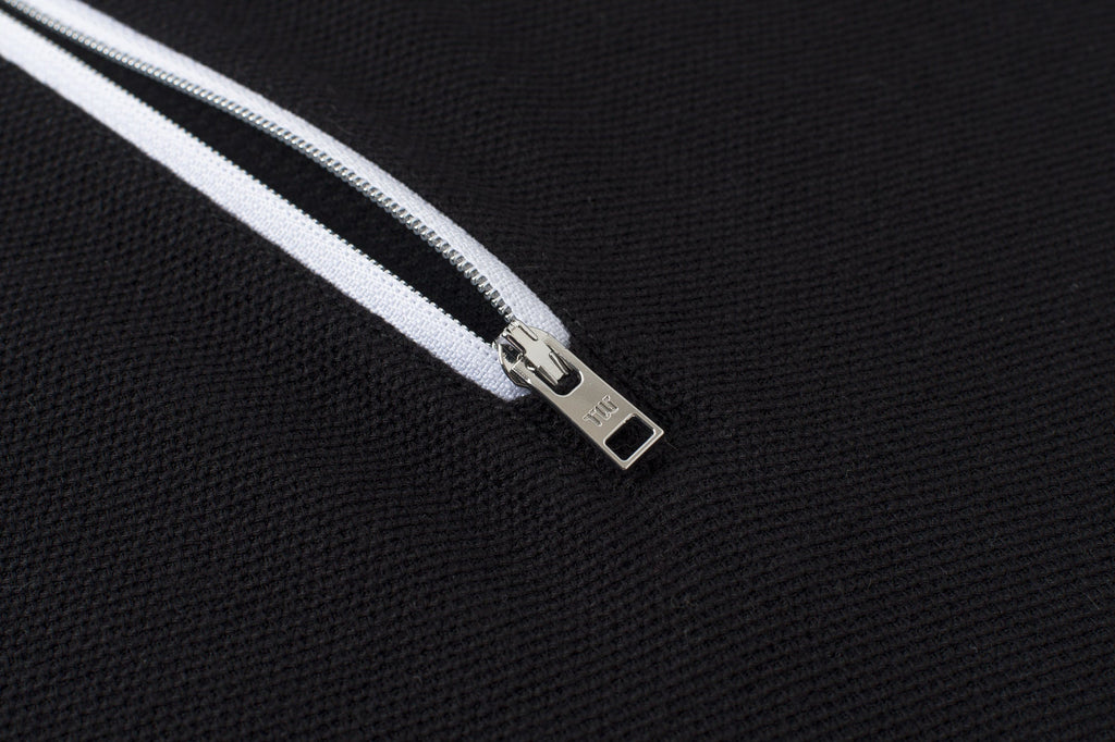 Vanguard Zip Polo Black