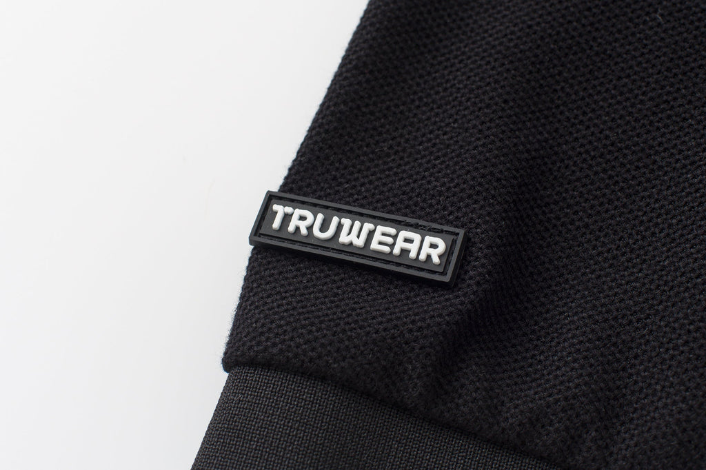 Vanguard Zip Polo Black