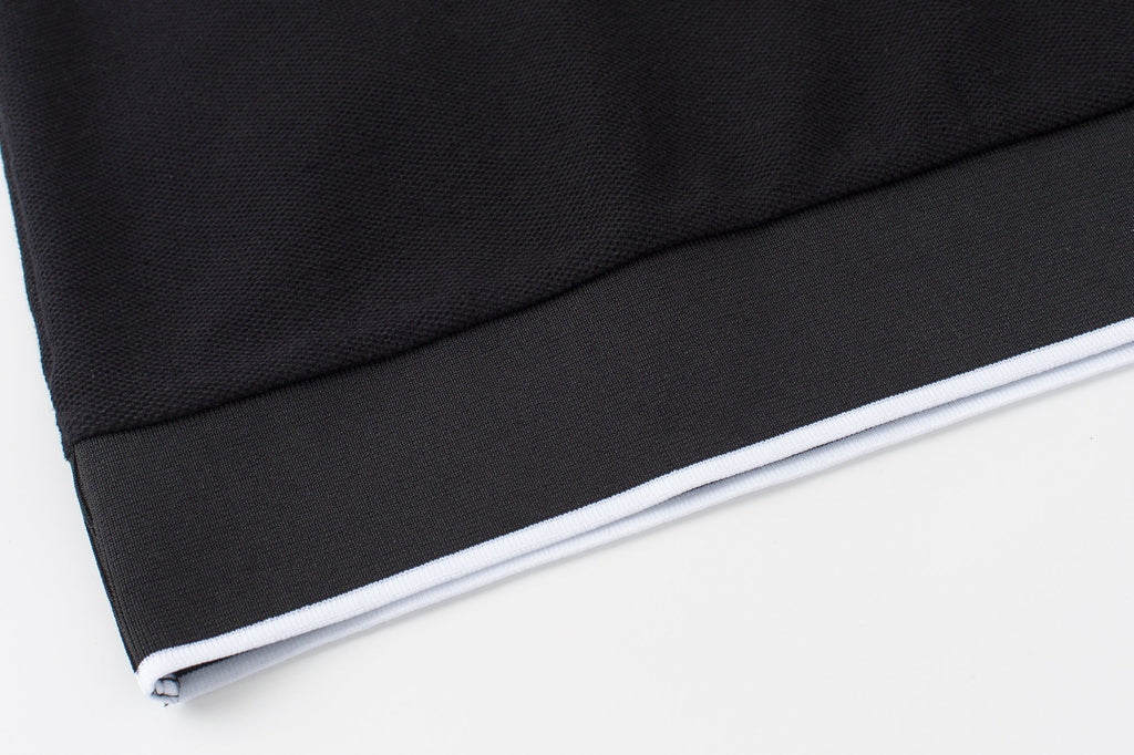 Vanguard Zip Polo Black