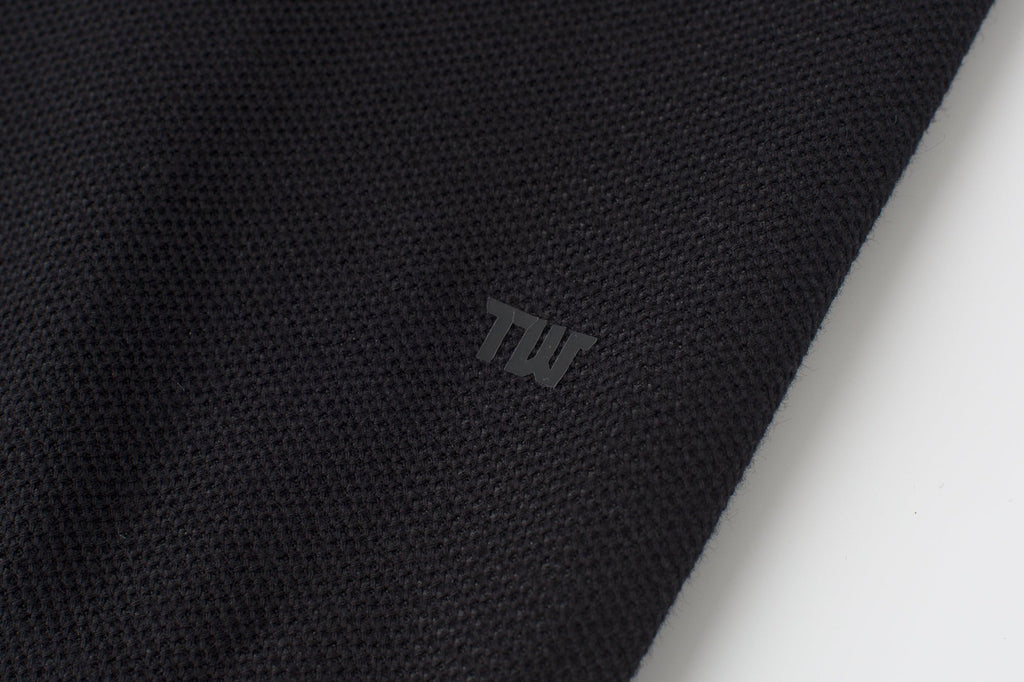 Vanguard Zip Polo Black