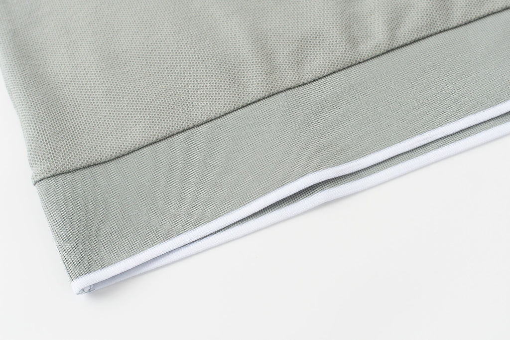 Vanguard Zip Polo Slate Green