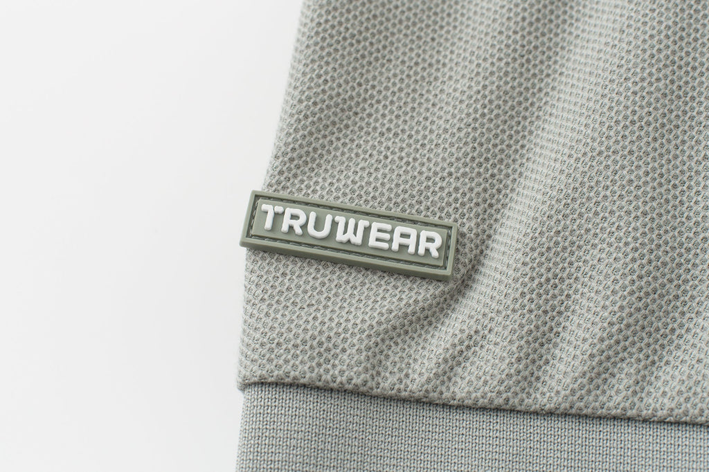 Vanguard Zip Polo Slate Green