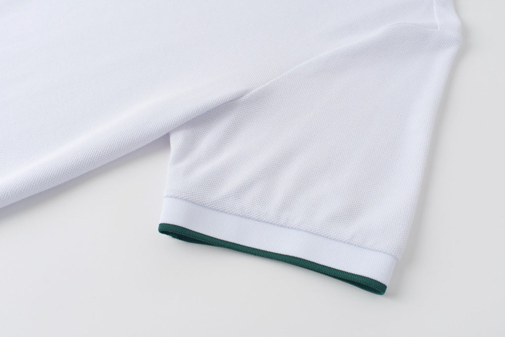 Vanguard Zip Polo White