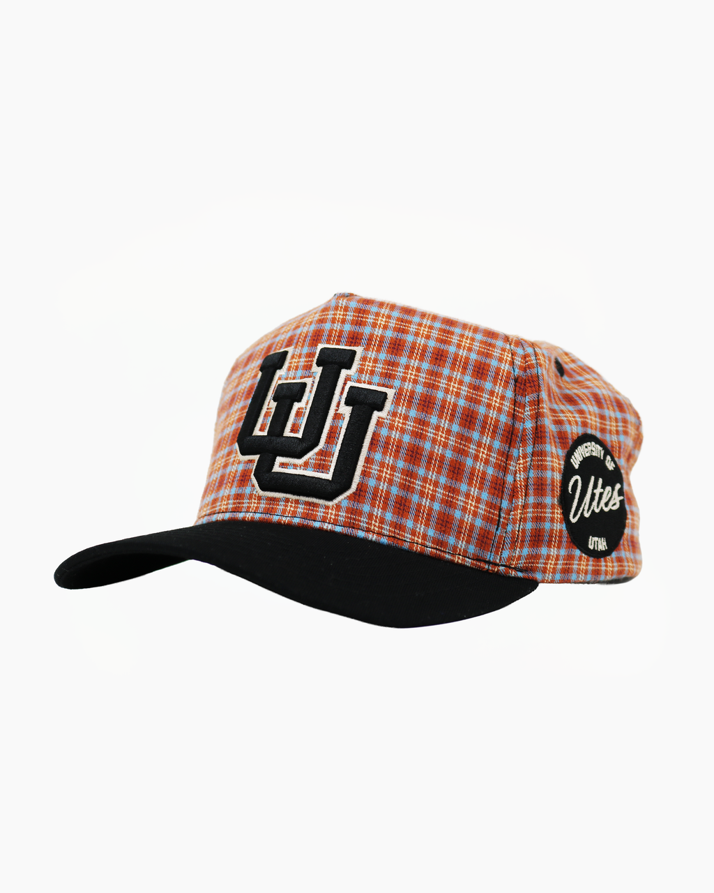 UofU Unstructured Hat Plaid Flannel