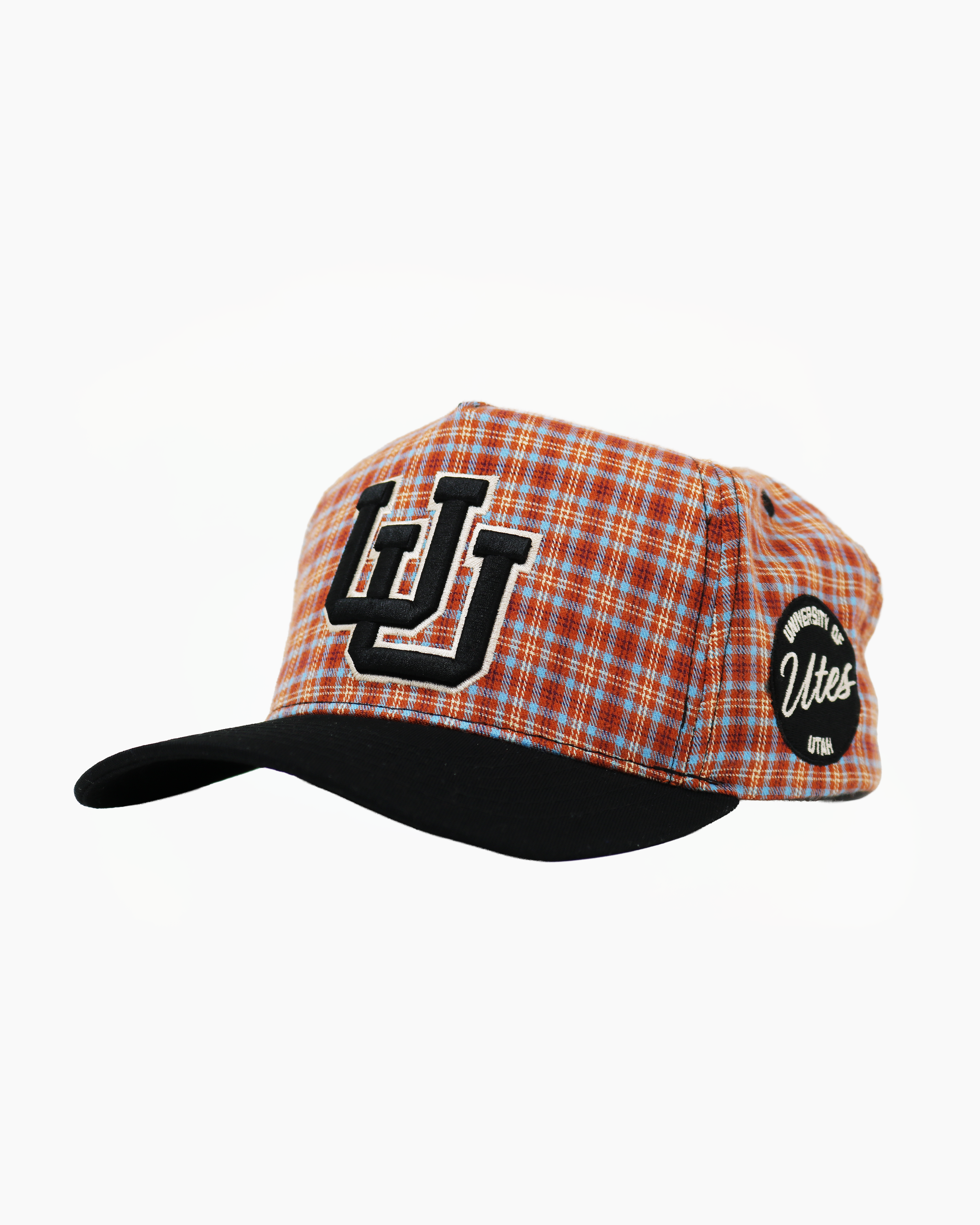 UofU Unstructured Hat Plaid Flannel