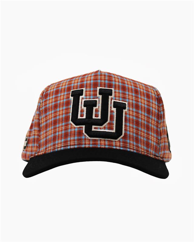 UofU Unstructured Hat Plaid Flannel
