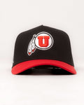 UofU Fade Hat Black Red