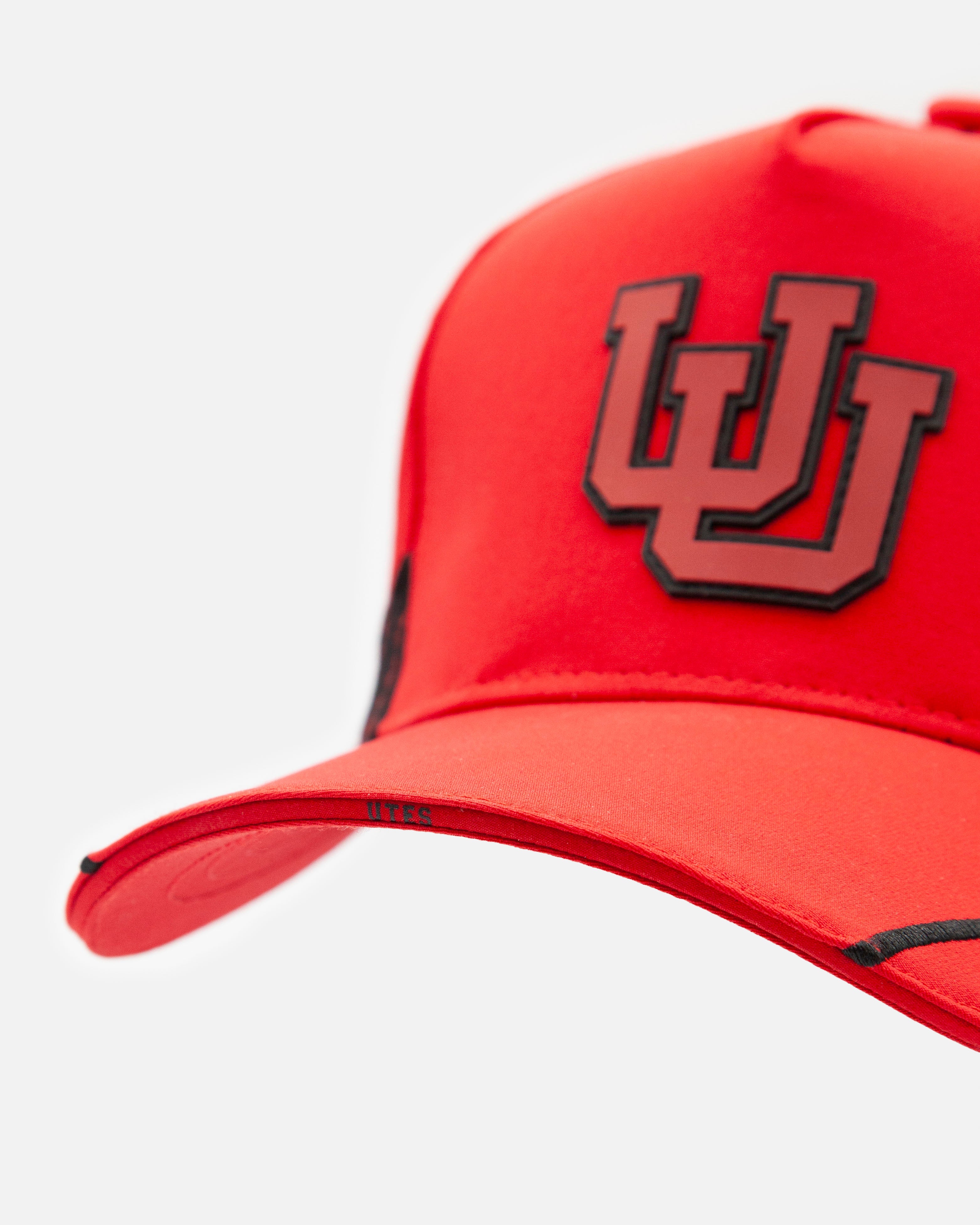 UofU Eagle Tech Hat Red Black
