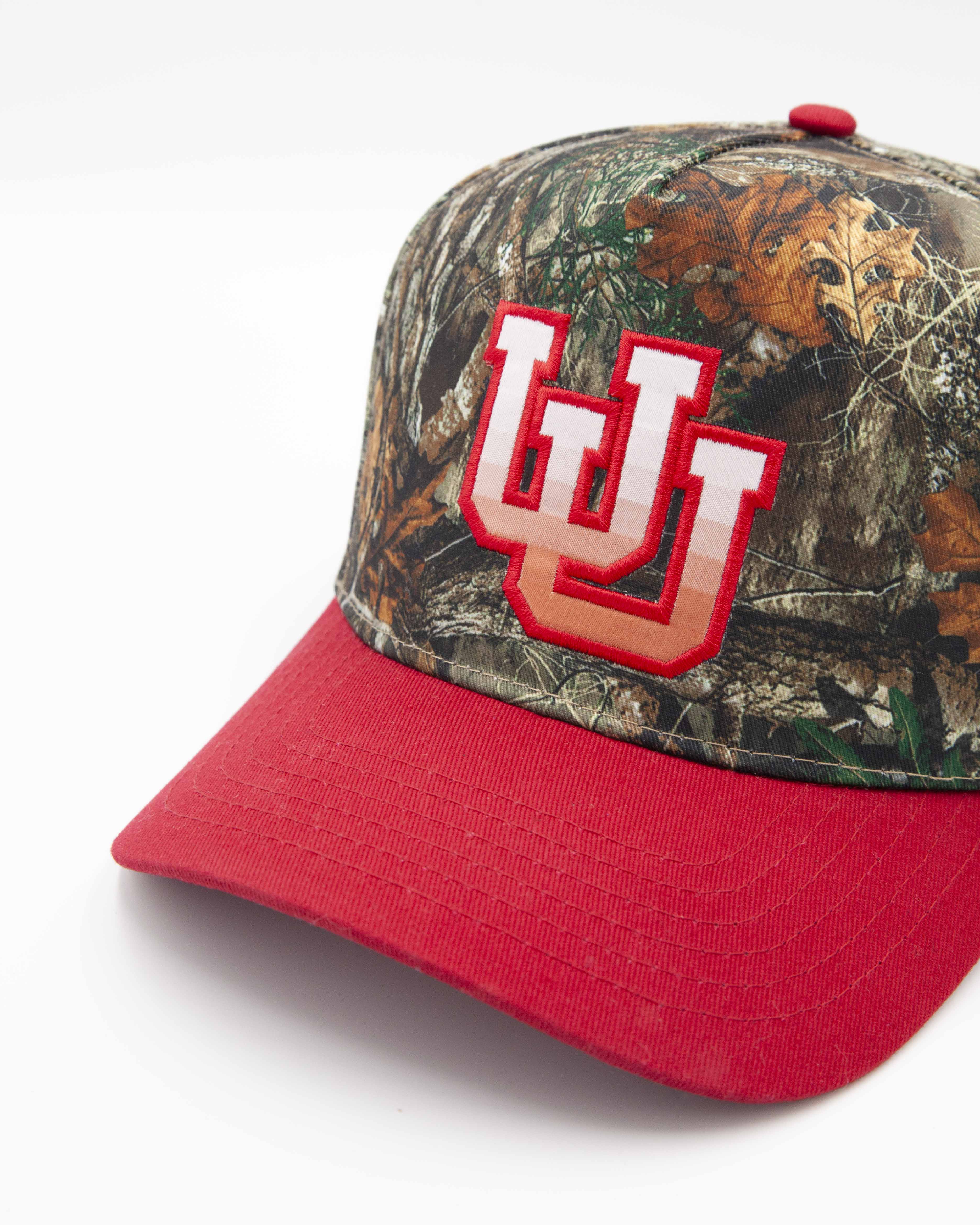 UofU Fade Hat Red Camo Gradient